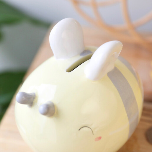 Lisa Angel Top of Ceramic Bee Money Box