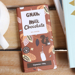 100g Bar of Gnaw Milk Chocolate