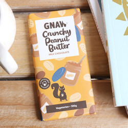 100g Bar of Gnaw Peanut Butter Chocolate