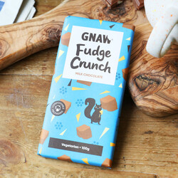 Gnaw Fudge Crunch Milk Chocolate Bar