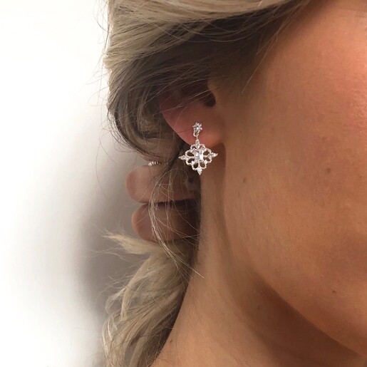 Drop vintage earrings