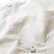 Lisa Angel Engraved Men's Personalised Enamel Stripe Pendant Necklace