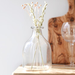 Garden Trading Clearwell Recycled Bottle Vase, H18.5cm