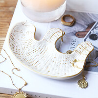 Ceramic Sloth Trinket Dish