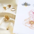 Lisa Angel Delicate Tiny Bumblebee Pendant Necklace