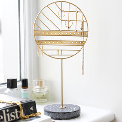 Jewellery Stand with Terrazzo Base
