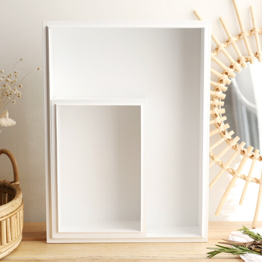 Lisa Angel White Wooden Hamper Box Sizes