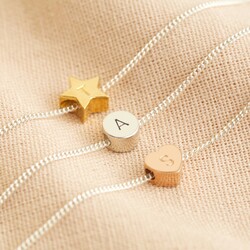 Personalised Sterling Silver Bead Anklet
