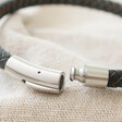 Lisa Angel Stylish Men's Personalised Antiqued Leather Bracelet