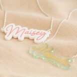Personalised Acrylic Name Necklace