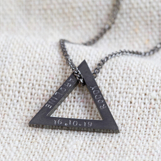 Fashion Frill Men's Gold Necklace Triangle Arrow Head Pendant Mens  Jewelry-Gift for Him Golden Chain Pendant For Men Boys : Amazon.in:  Jewellery