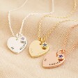 Lisa Angel Ladies' Personalised 30th Birthday Heart and Birthstone Necklace