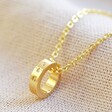 Lisa Angel Personalised Vermeil Gold Sterling Silver Bead Necklace