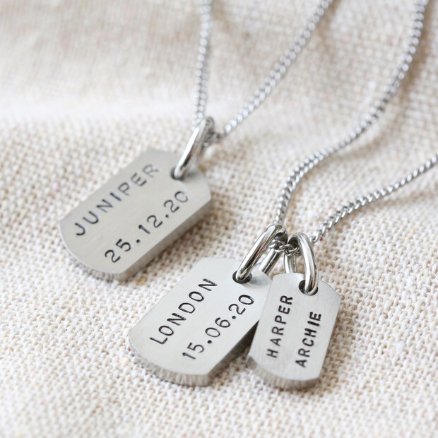 personalised dog chain