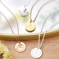 Personalised Girl Power Pendant Necklace