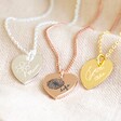 Lisa Angel Ladies' Personalised Sterling Silver Birth Flower Heart Necklace