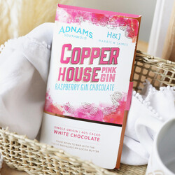 Adnams Pink Gin White Chocolate Bar