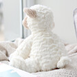 Lisa Angel with Cuddly Jellycat Fuddlewuddle Lamb Soft Toy