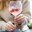 Lisa Angel Personalised Iridescent Gin Glass