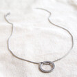Lisa Angel Unique Men's Personalised Stainless Steel Hoop Necklace