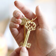 Lisa Angel Personalised Vintage Style Key Keyring