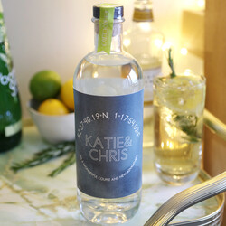 Personalised 70cl Bottle of Non-Alcoholic Gin Alternative