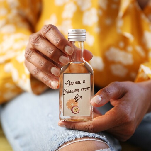 4cl Bottle of Orange & Passionfruit Gin Gift