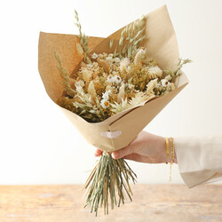 Natural Dried Flower Posy Bouquet Letterbox Gift