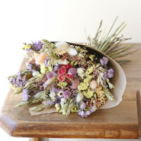 Pastel Dried Flower Bouquet