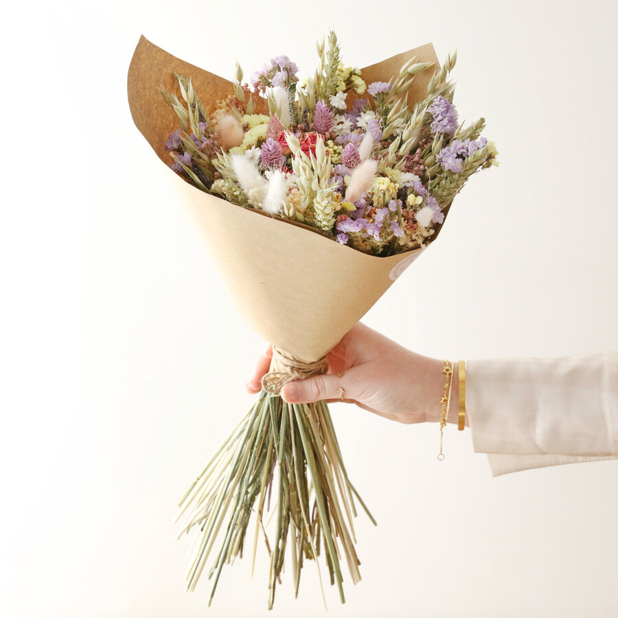 Pastel Dried Flower Bouquet | Lisa Angel