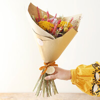 Personalised Token Dried Flower Bouquet