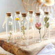 Lisa Angel Small Personalised Dried Flower Glass Bottle