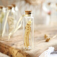 Lisa Angel Special Personalised Dried Flower Glass Bottle