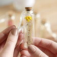 Lisa Angel Ladies' Personalised Dried Flower Glass Bottle