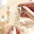 Lisa Angel Tiny Personalised Dried Flower Glass Bottle