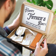 Lisa Angel Father's Day letterbox hamper with personalised bracelets and accessories