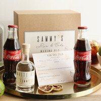 Personalised Rum & Cola Cocktail Kit