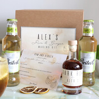 Personalised Rum & Ginger Cocktail Kit