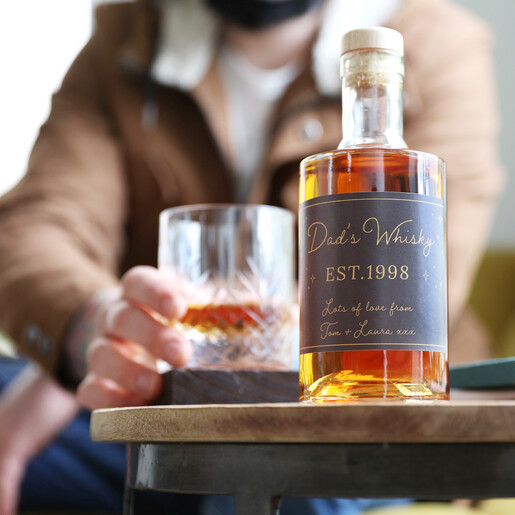Lisa Angel Men's Personalised 'Est.' 50cl Bottle of Whisky