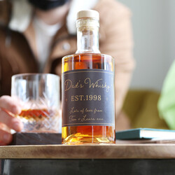 Personalised 'Est.' 50cl Bottle of Whisky