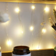 Plug In Warm White LED Cascading String Lights