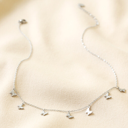 Lisa Angel Stainless Steel Butterfly Necklace Chain Length