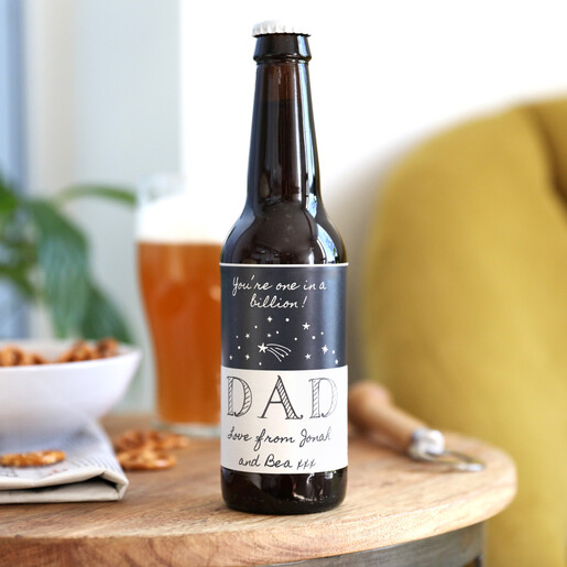 Father's Day Starry Beer Bottle