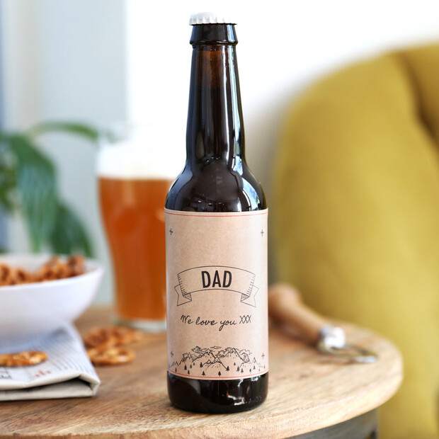 Personalised Adventure Father's Day Bottle of Malt Coast Beer Personalised Adventure Father's Day Bottle of Malt Coast Beer