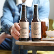 Men's Personalised Adventure Bottle of Malt Coast Beers