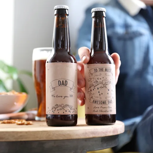 Father's Day Adventure Beer Bottles