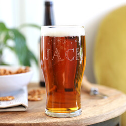 Personalised Starry Pint Glass