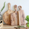 Round Olive Wood Pizza Board With Other Shapes