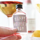 'Happy Mother's Day' 5cl Bottle of Pinkster Raspberry Pink Gin