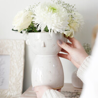 Sass & Belle Glazed Simple Face Vase